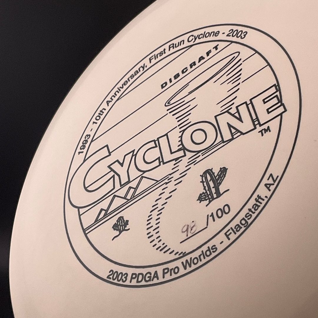 Elite X Cyclone - 2003 Pro Worlds - 10th Anniversary First Run *Speedy Vault*