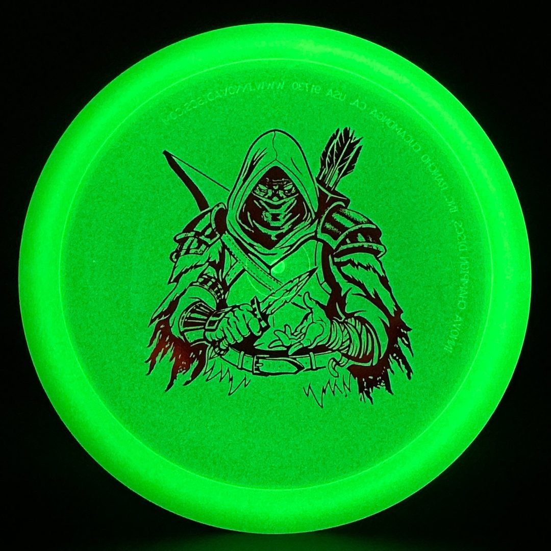 Classic Glow Champion Fairway Disc - Dark Rebel