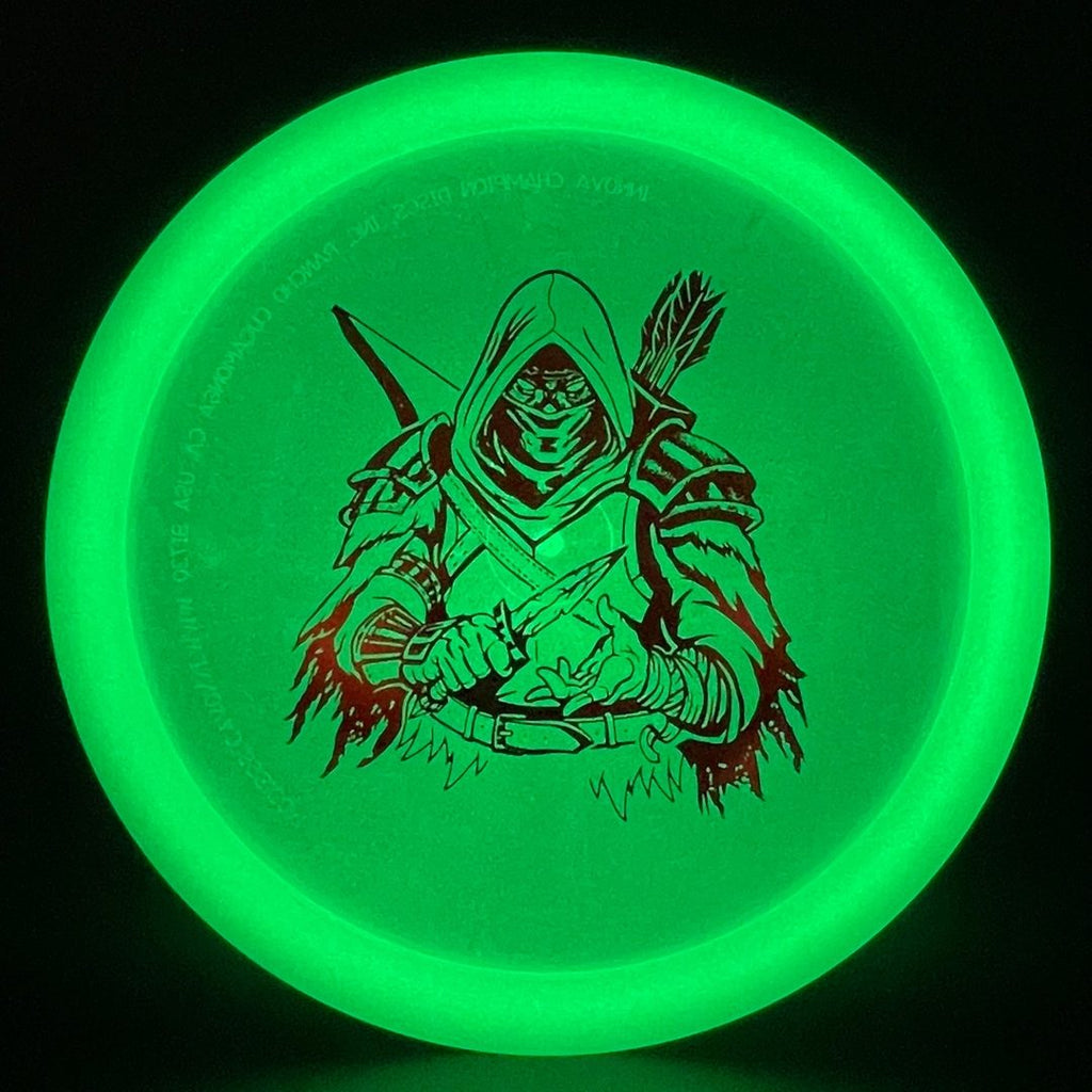Classic Glow Champion Fairway Disc - Dark Rebel