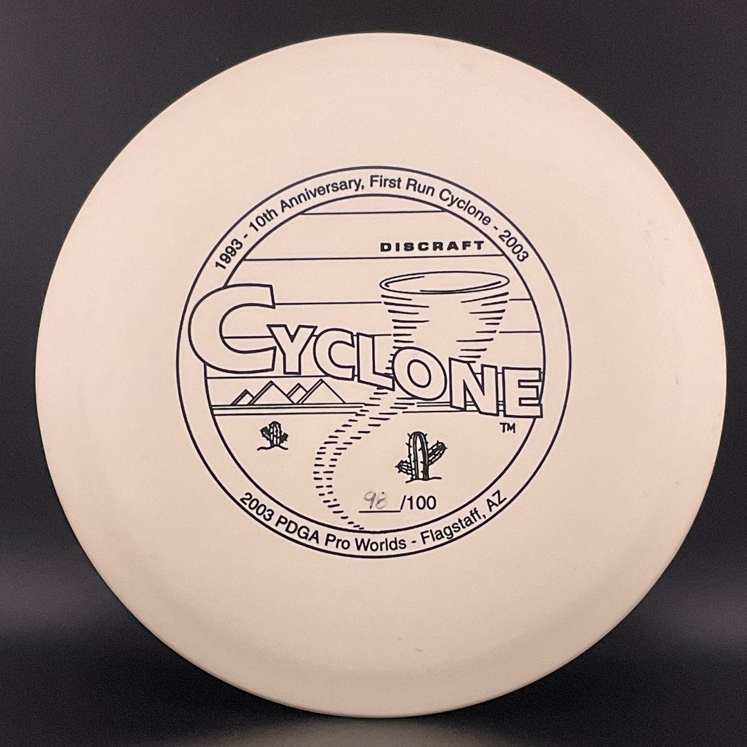 Elite X Cyclone - 2003 Pro Worlds - 10th Anniversary First Run *Speedy Vault*