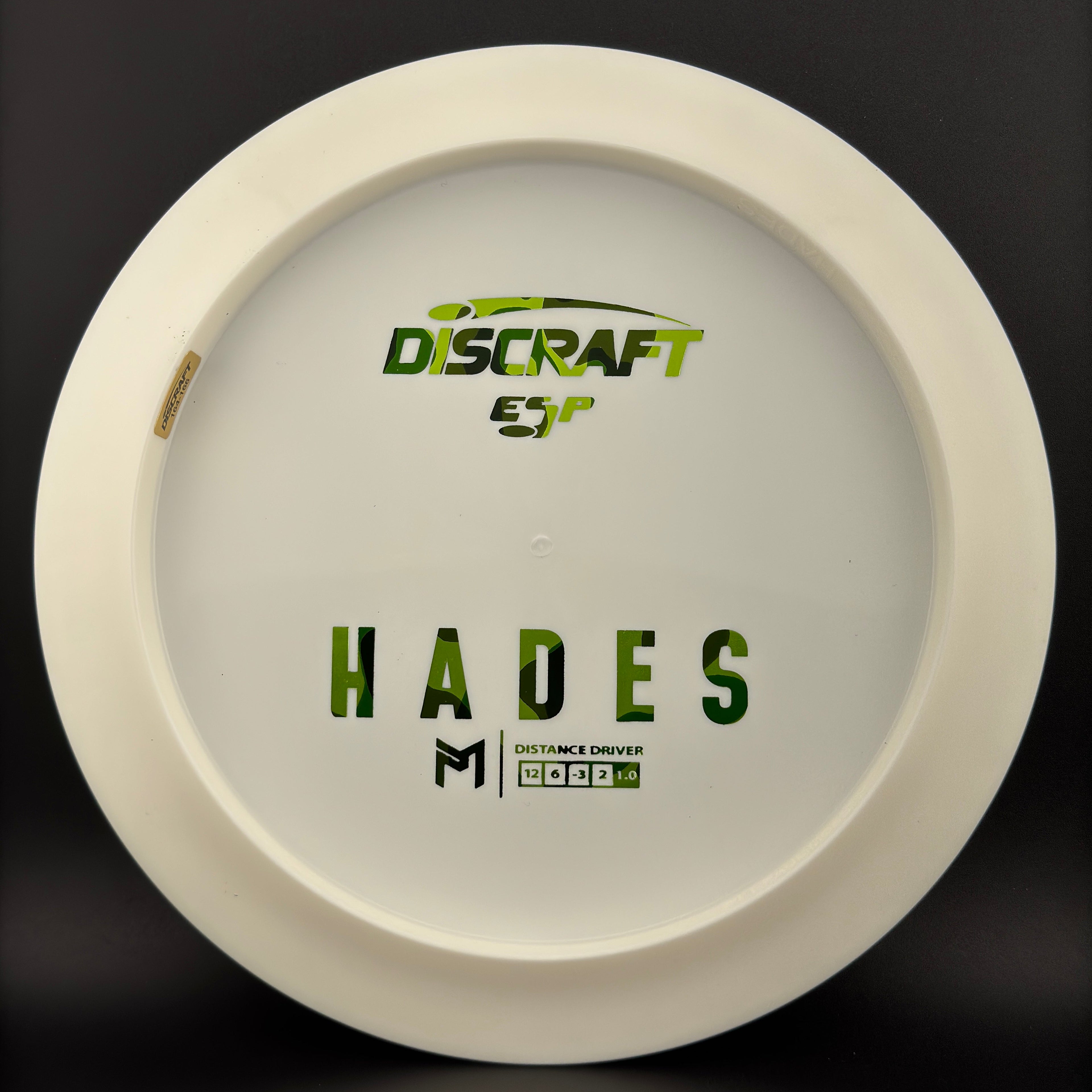 White ESP Hades - Bottom Stamp Dyer's Delight - Paul McBeth