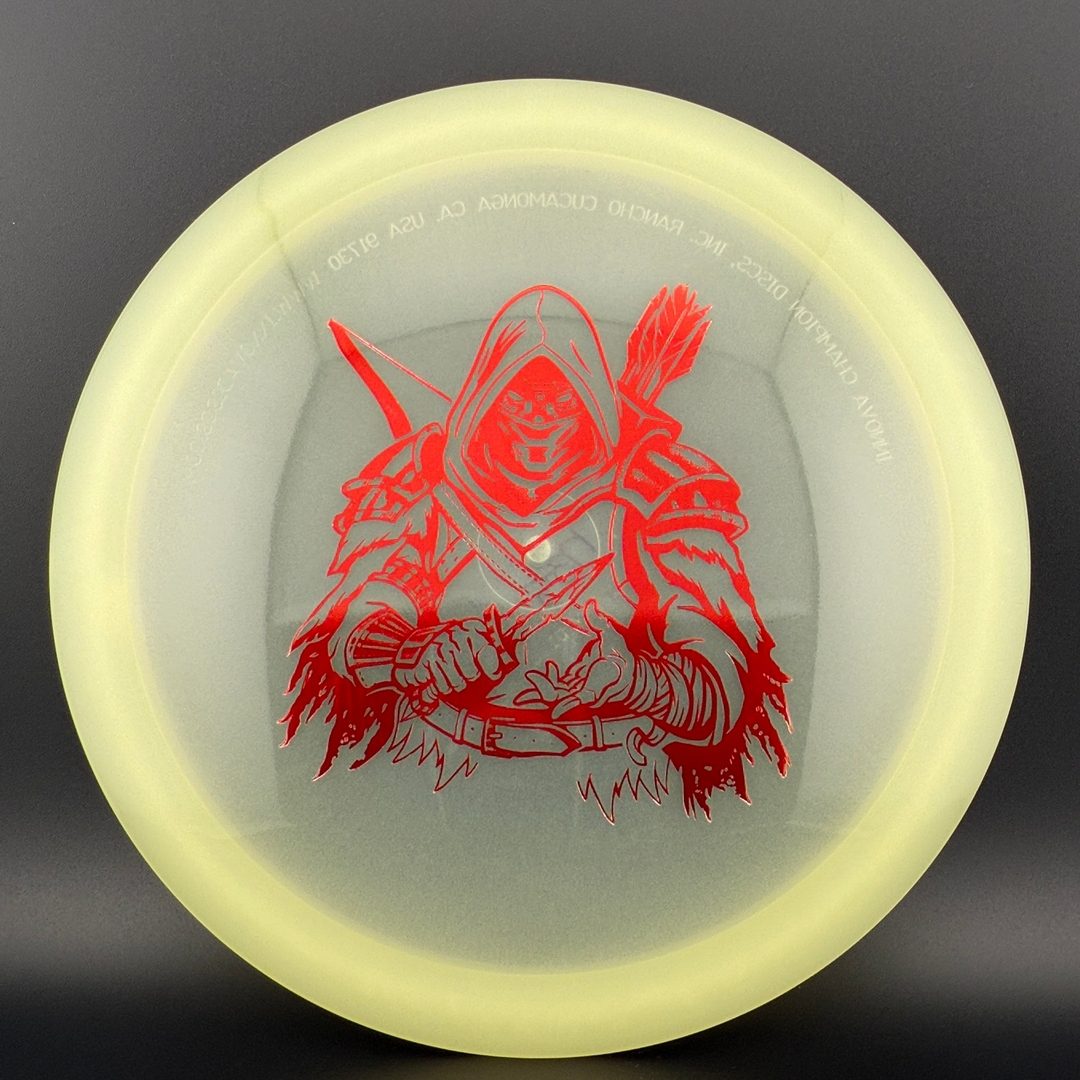Classic Glow Champion Fairway Disc - Dark Rebel