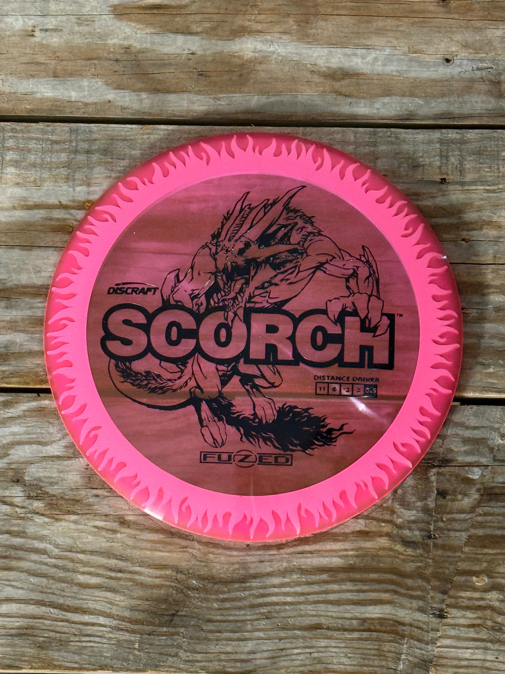 Fuzed Z Scorch with Flame Pattern