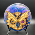 Custom Resin Mini - Blue Glow Wiser Hyzer Owl Logo