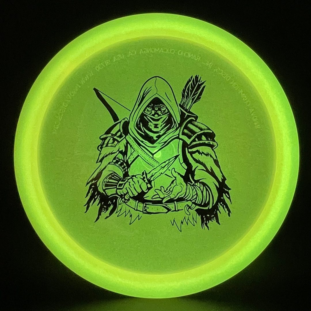 Classic Glow Champion Fairway Disc - Dark Rebel