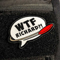 WTF Richard?! Disc Golf Patch - Hook And Loop
